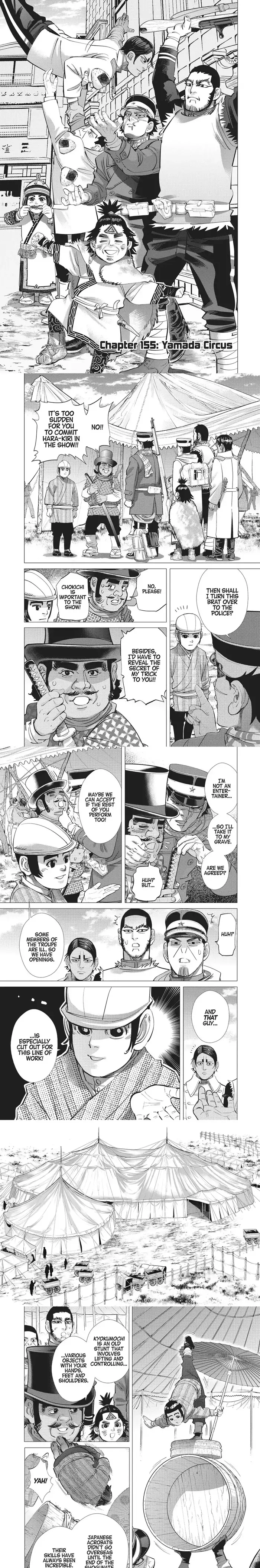 Golden Kamuy Chapter 155 image 1_optimized